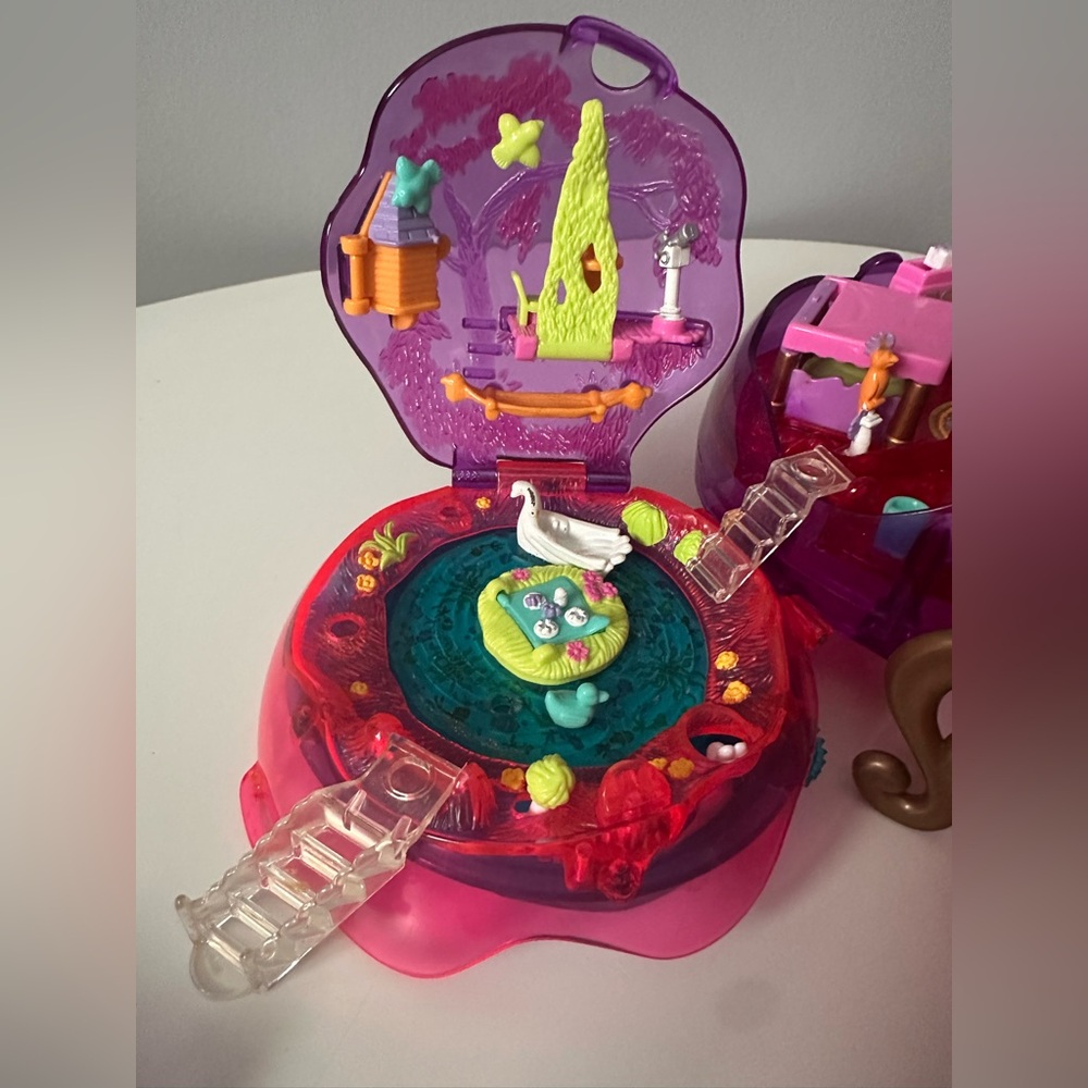 Polly Pocket Jewel Magic Ball Sparkle Surprise Rare 1996 Vintage Blue Bird Toys - Picture 9 of 11